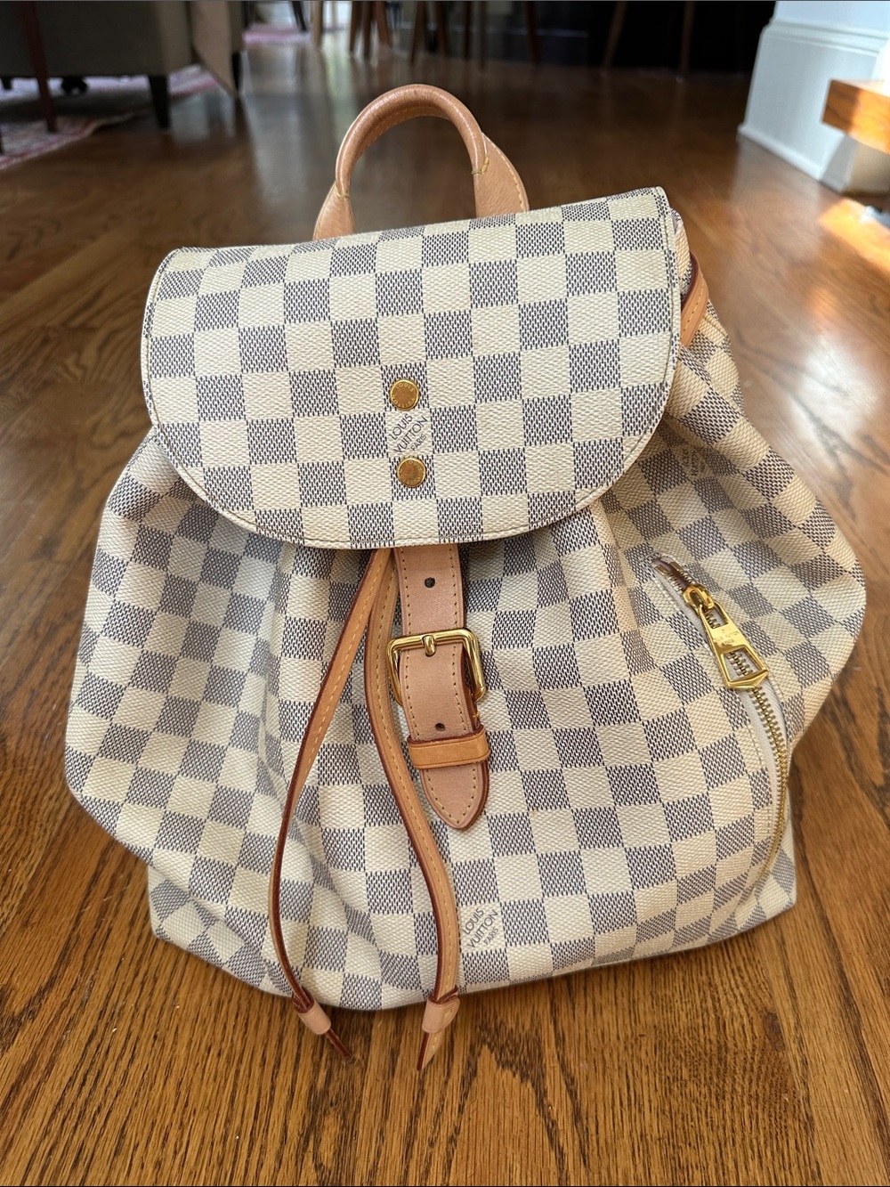 Louis Vuitton Sperone Backpack in Damier Azur